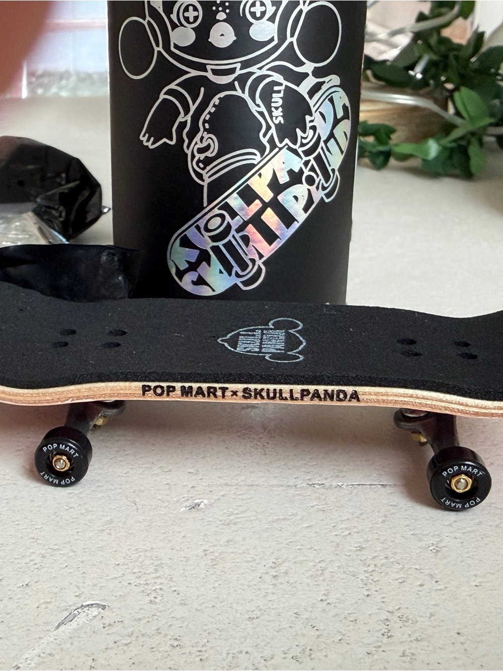 Skullpanda Mini Fingerboard from Pop Mart - Picture 3 of 5